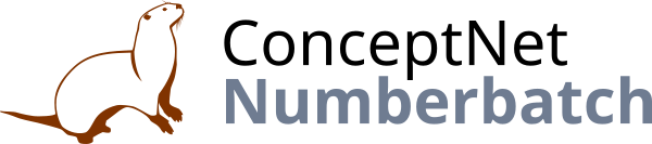 ConceptNet Numberbatch logo, featuring an otter